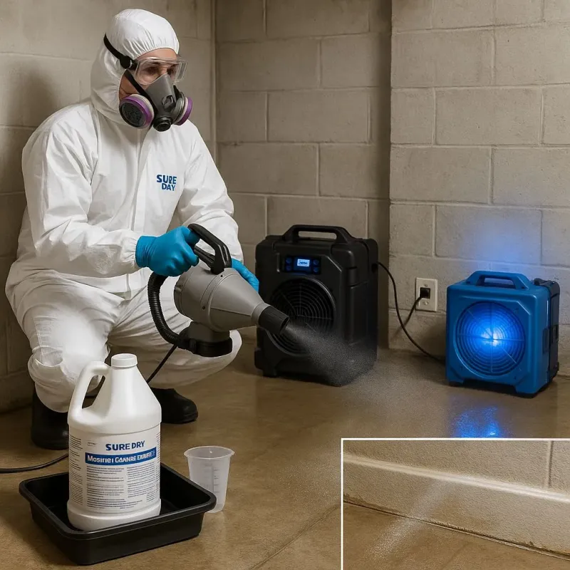 Sanitization and Odor Removal process in Lindale, TX