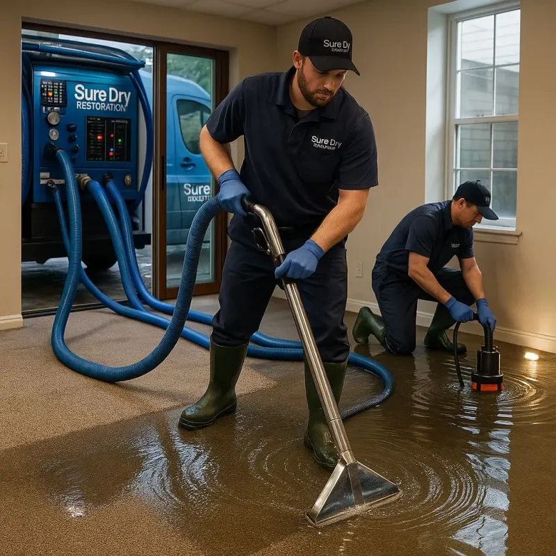 Water Extraction and Removal process in Lindale, TX